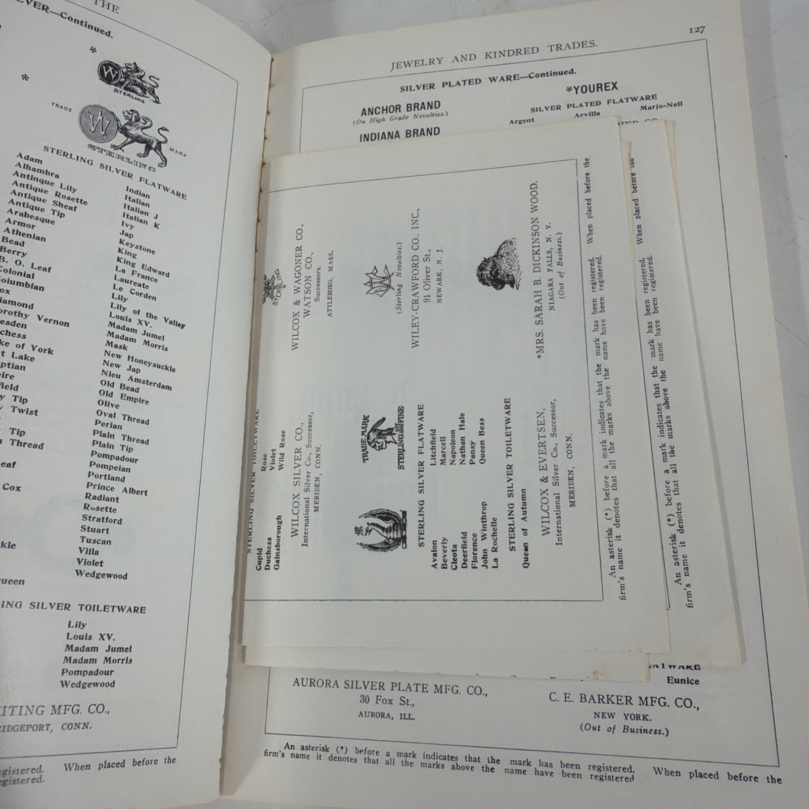 Vintage 1915 Trade Marks of The Jewelry & Kindred Trades Book READ