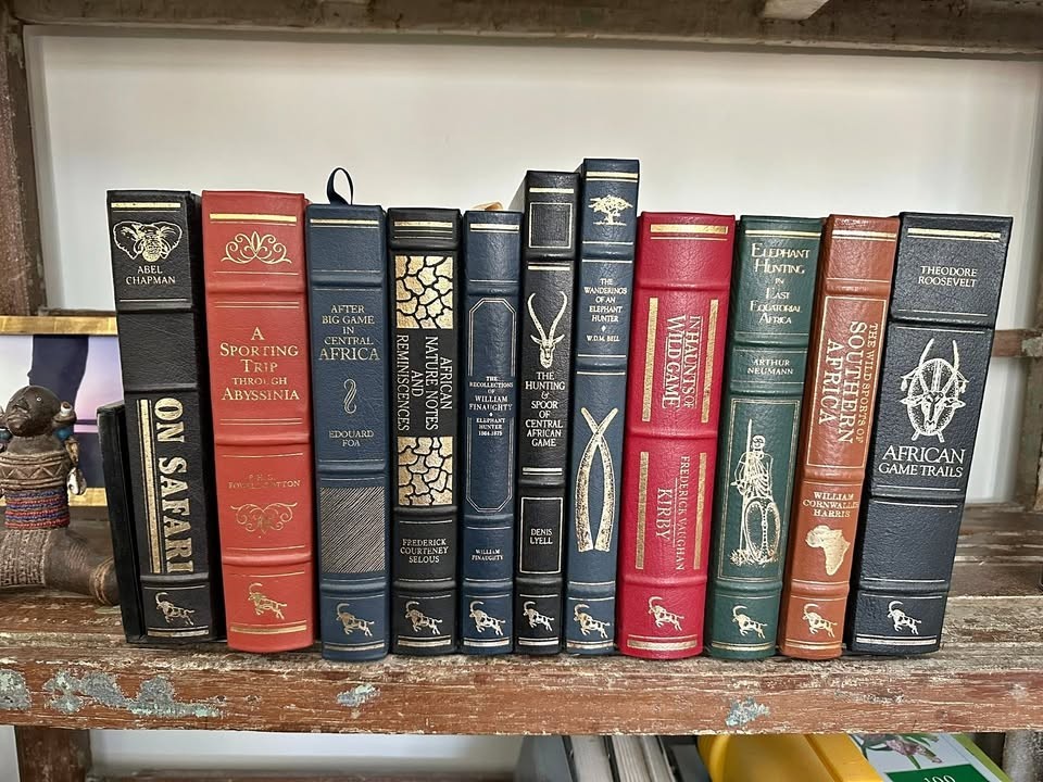 Briar Patch Press African Collection – Set of 11 Leather-Bound Books – VG