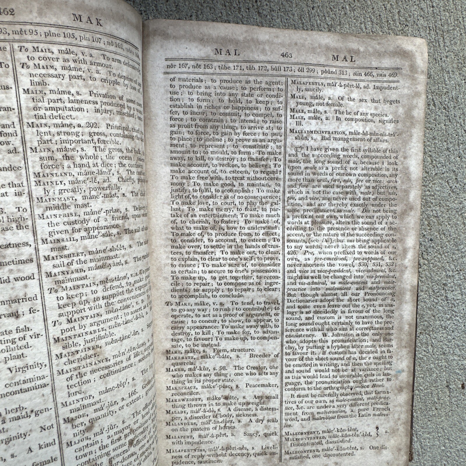 John Walker / critical pronouncing dictionary and expositor of the English 1818