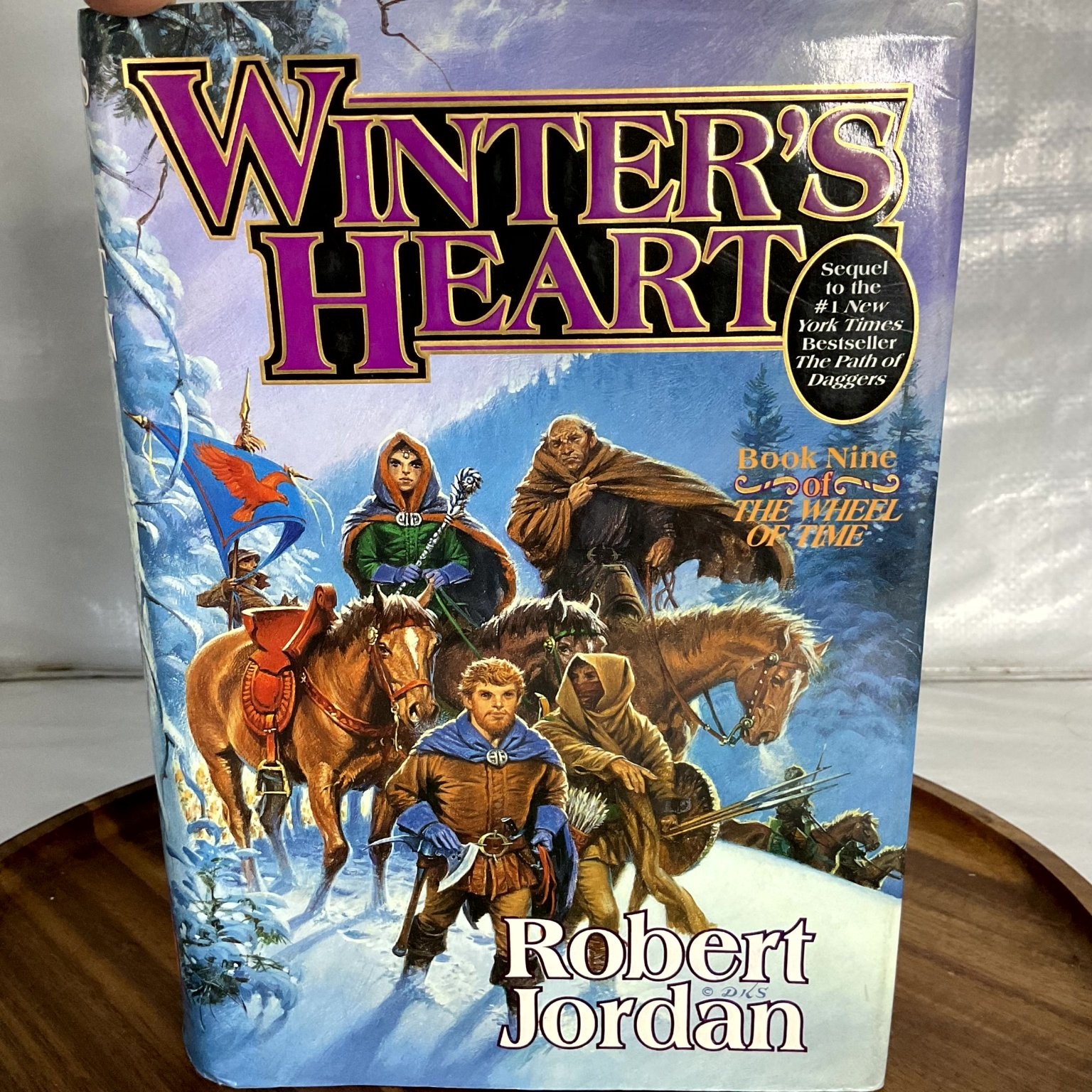 Winter’s Heart Robert Jordan Wheel of Time Book 9 1999 Fantasy Novel Hardcover