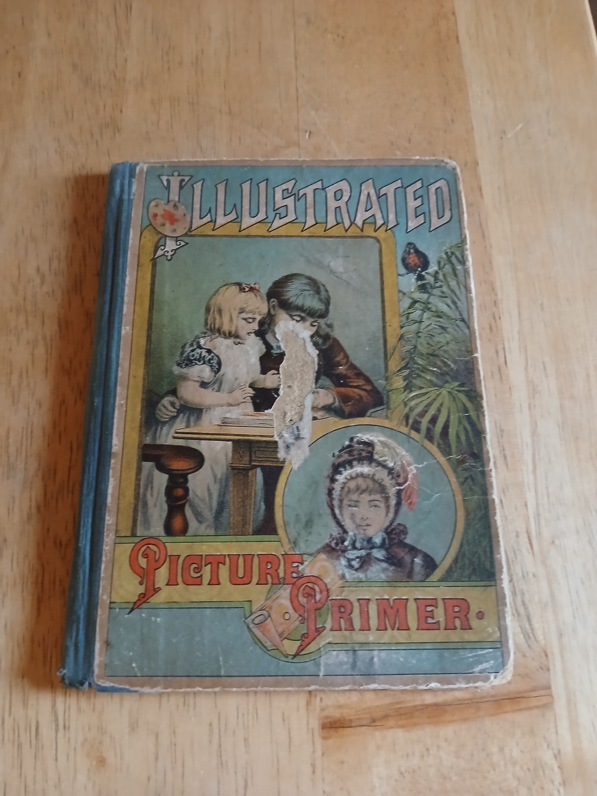 1883 Belford Clarke Illustrated Children’s Education Book by Aunt Susie Chicago