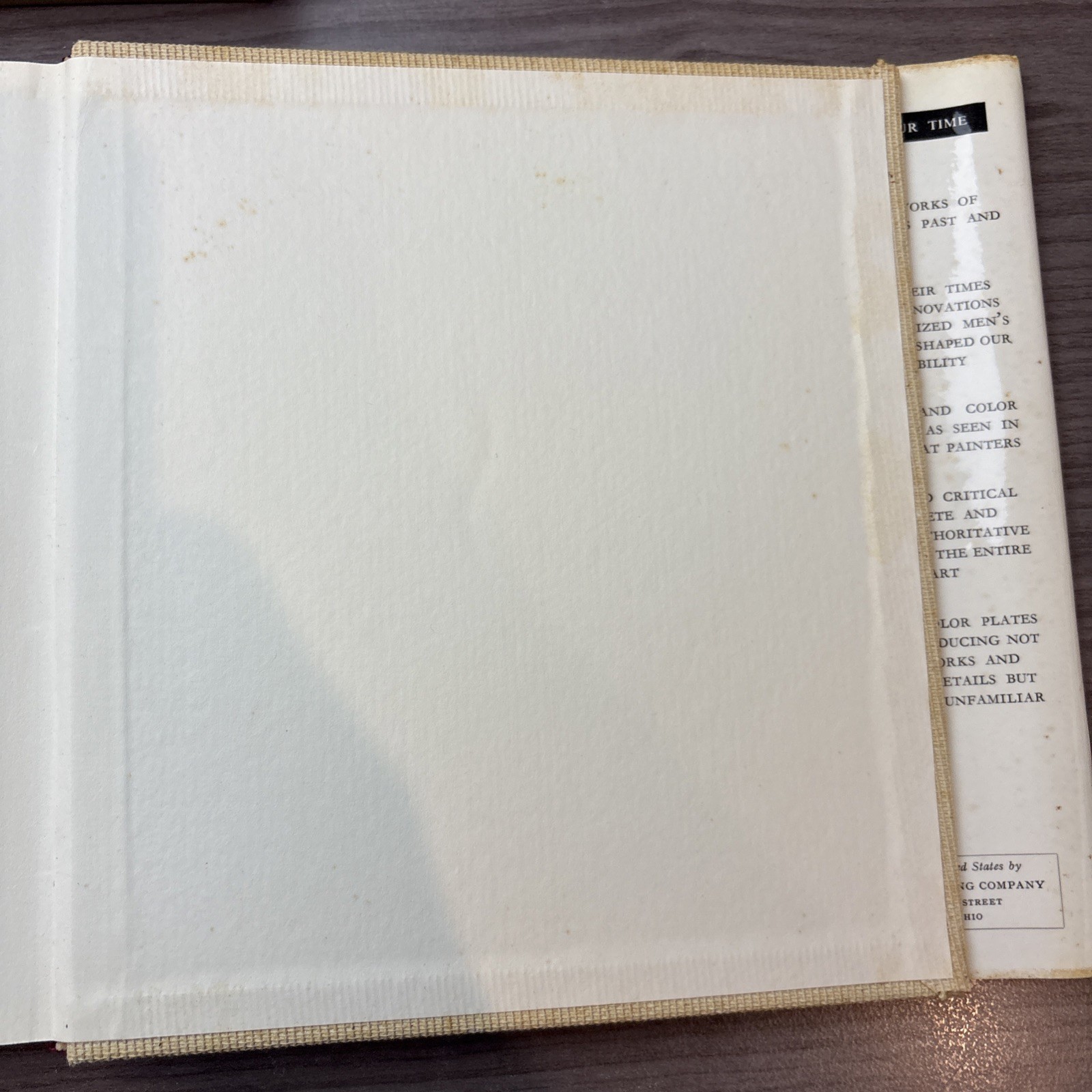 BRAQUE The Taste Of Our Time Albert Skira 1st Ed 1961 Gem HC