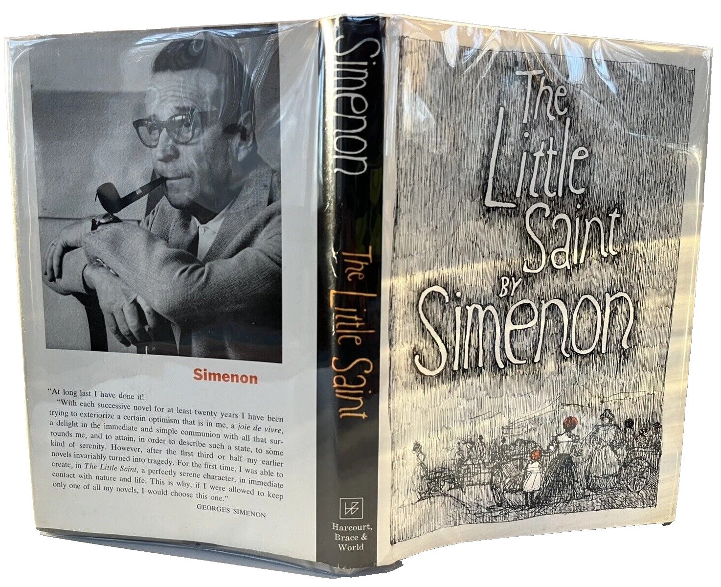 THE LITTLE SAINT By Georges Simenon 1965 1st/1st Edition Printing HCDJ