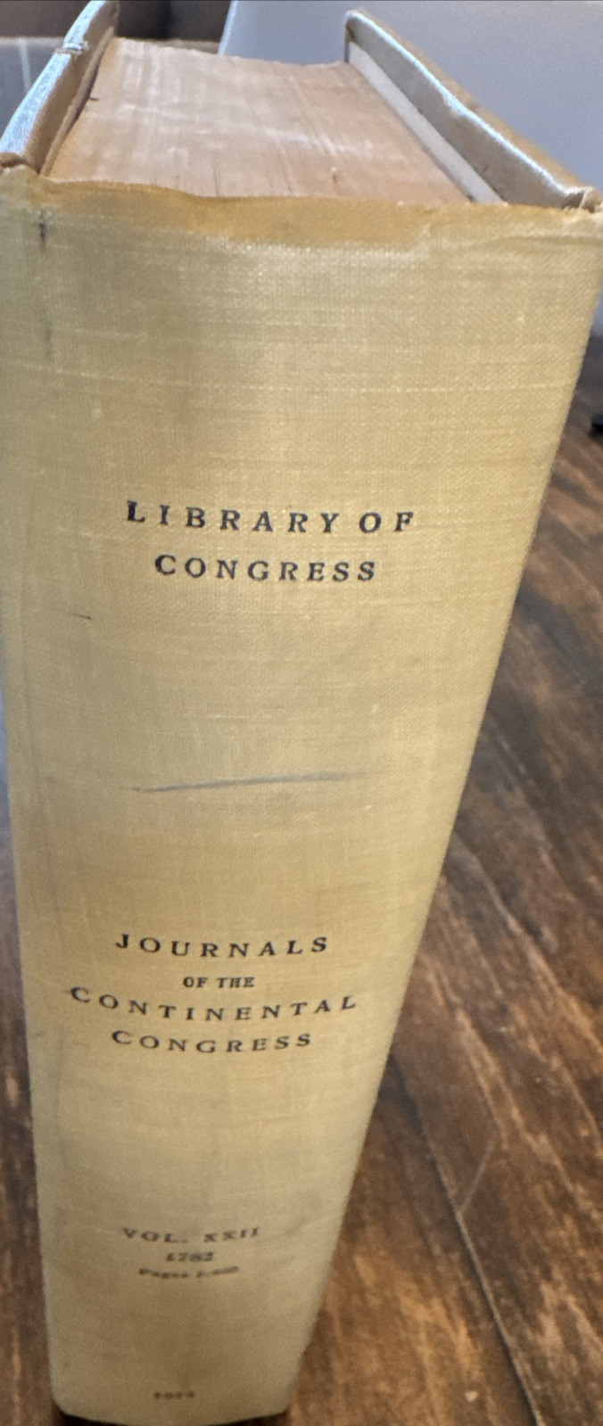 Antique 1914 – Journals of the Continental Congress 1774-1789 Volume XXIl 1782