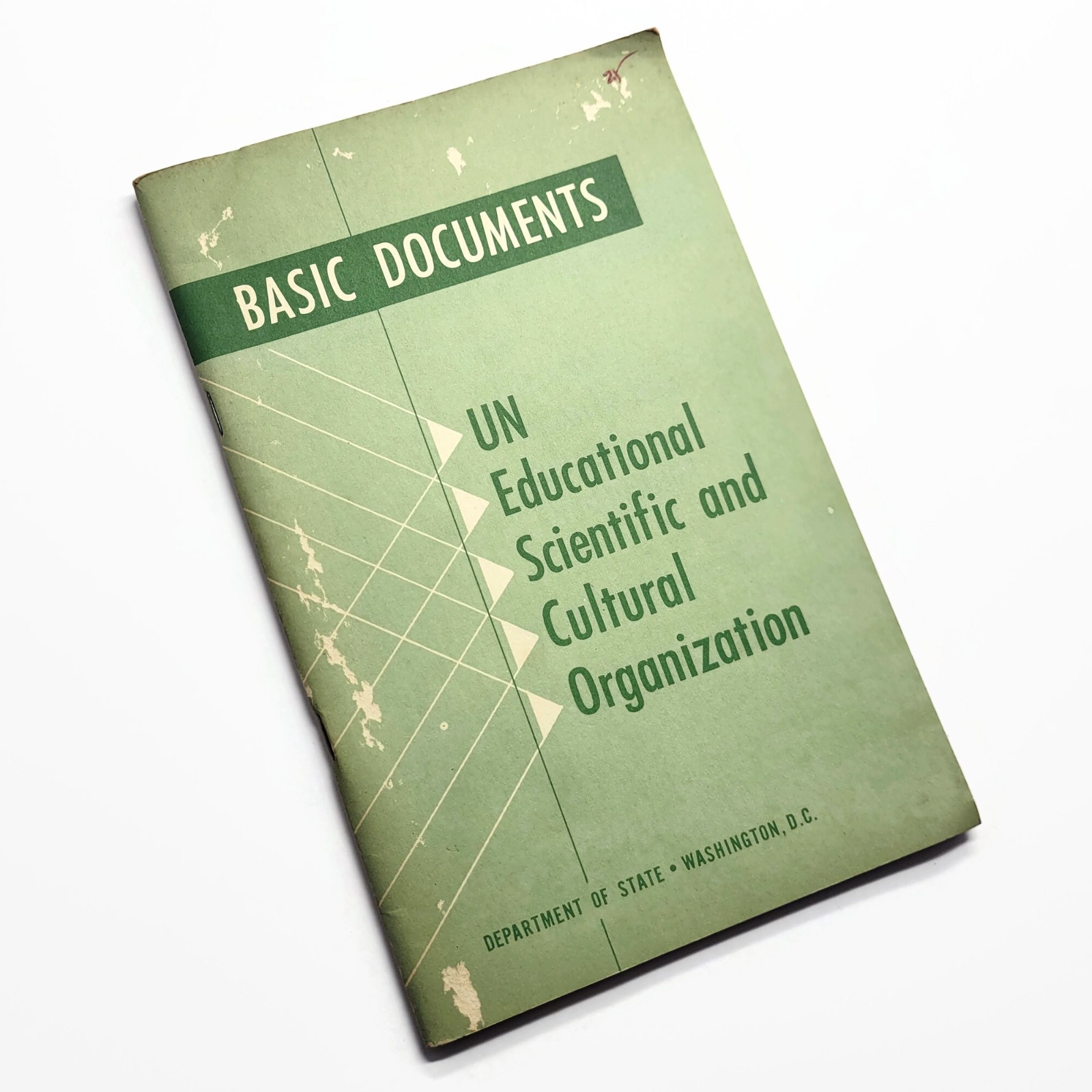 1956 UNESCO Basic Documents 4th Edition U.S. National Commission Dept of State