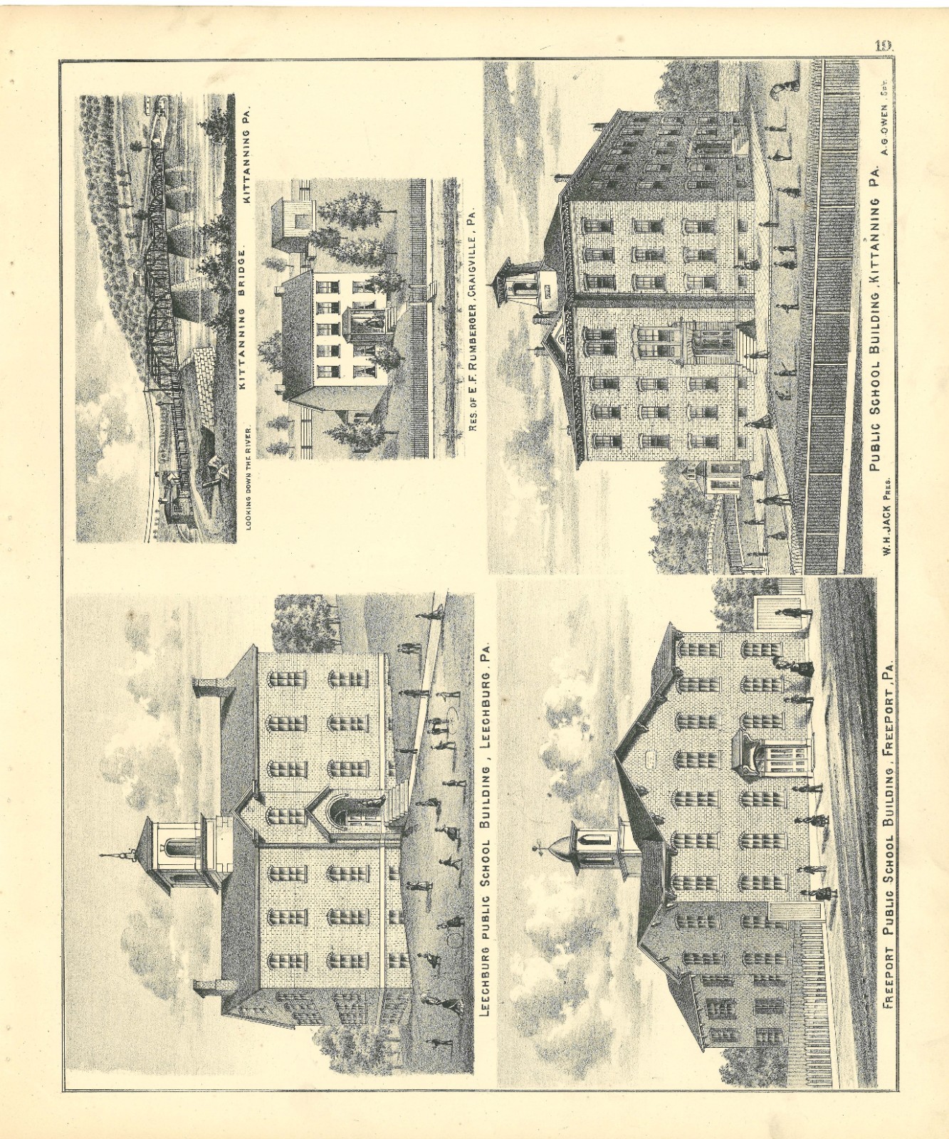 Atlas Armstrong County (PA,Pennsylvania,Genealogy): 1876 (Original)