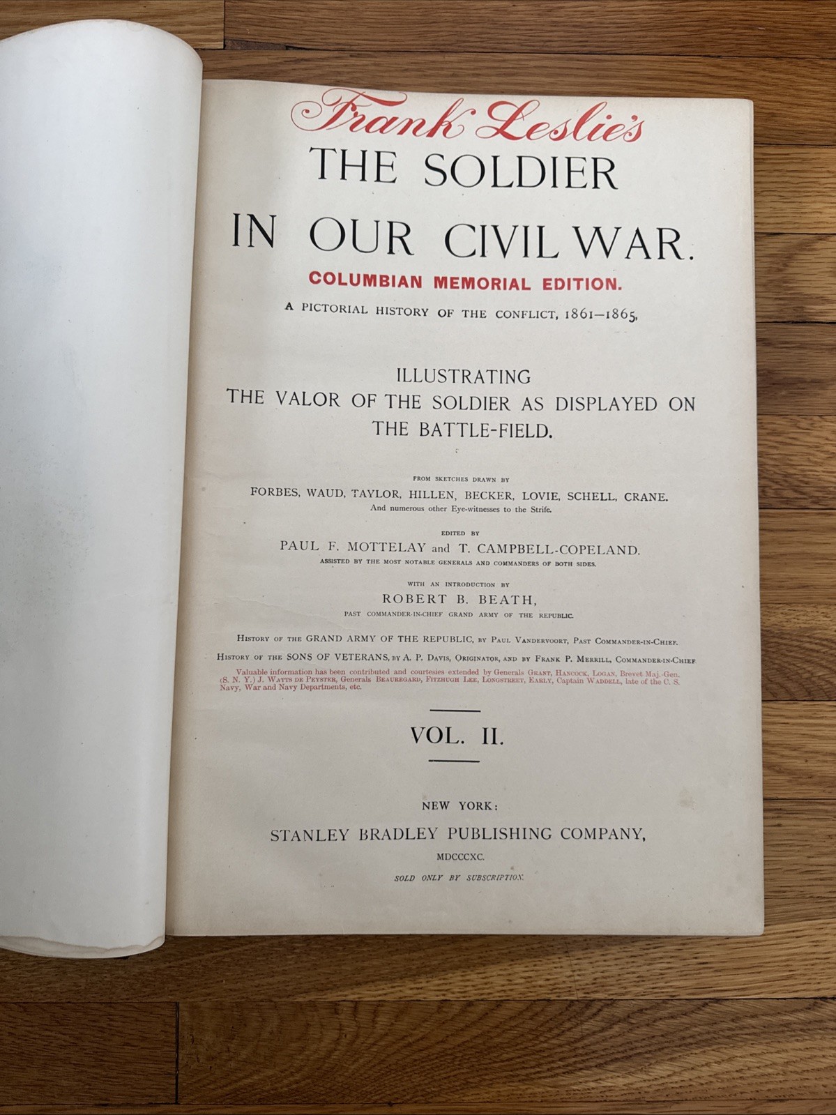THE SOLDIER IN OUR CIVIL WAR, 2 Volume Book Set – 1890 – Antique Engravings