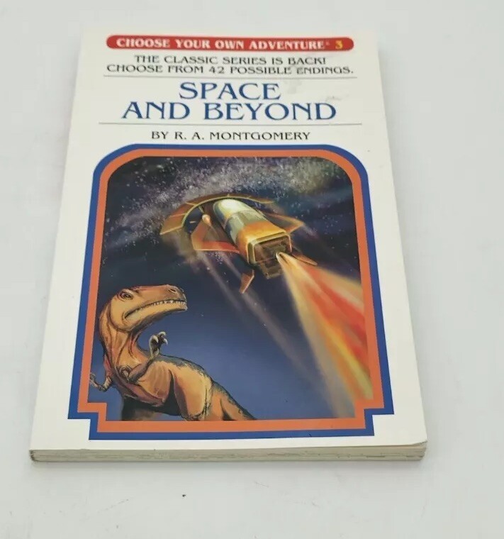 Choose Your Own Adventure #4 SPACE AND BEYOND R.A. Montgomery 1981 Vintage PB