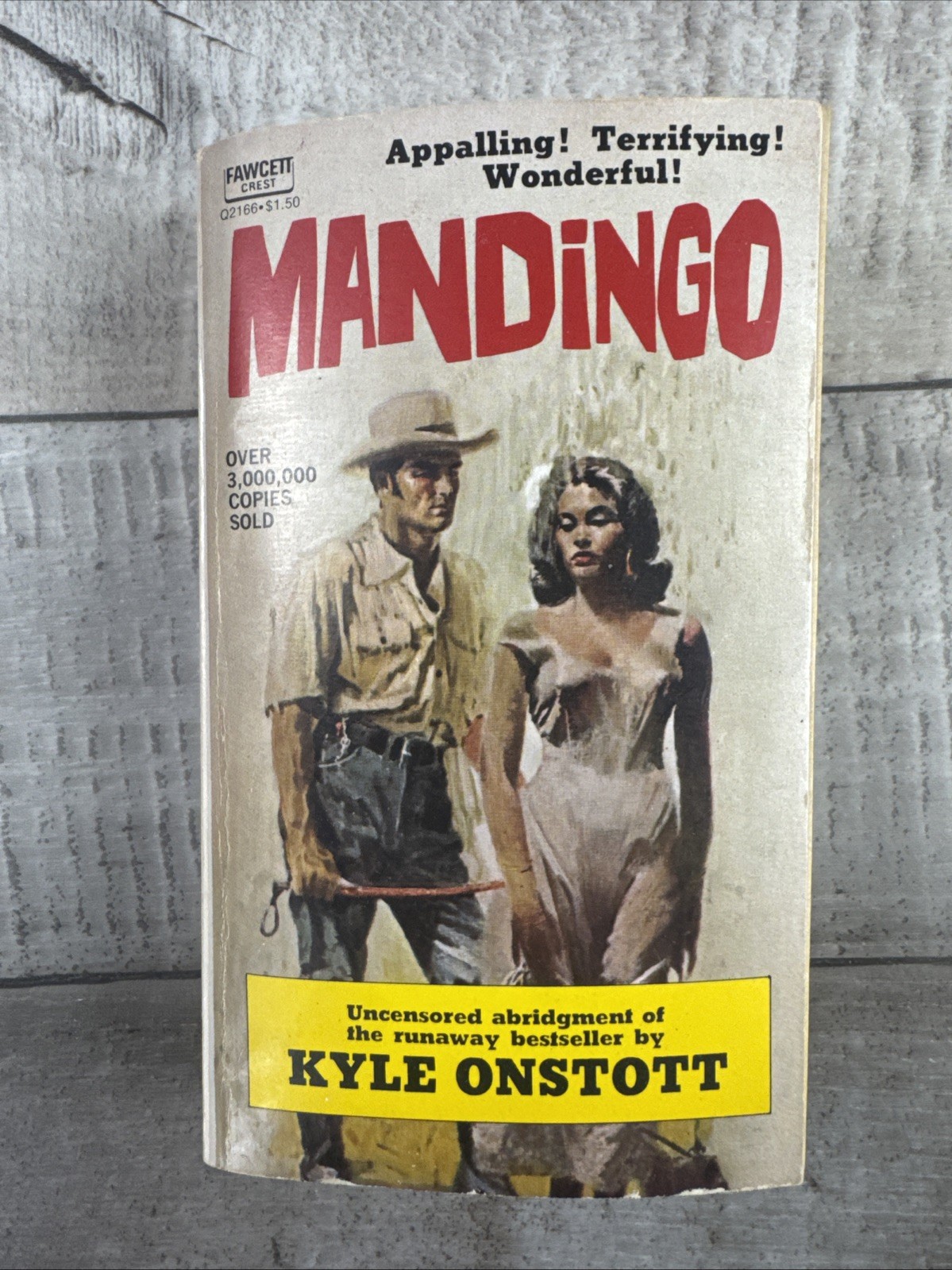 Mandingo Kyle Onstott 1958 USA Pre-Civil War Southern Slave Breeding Farm book