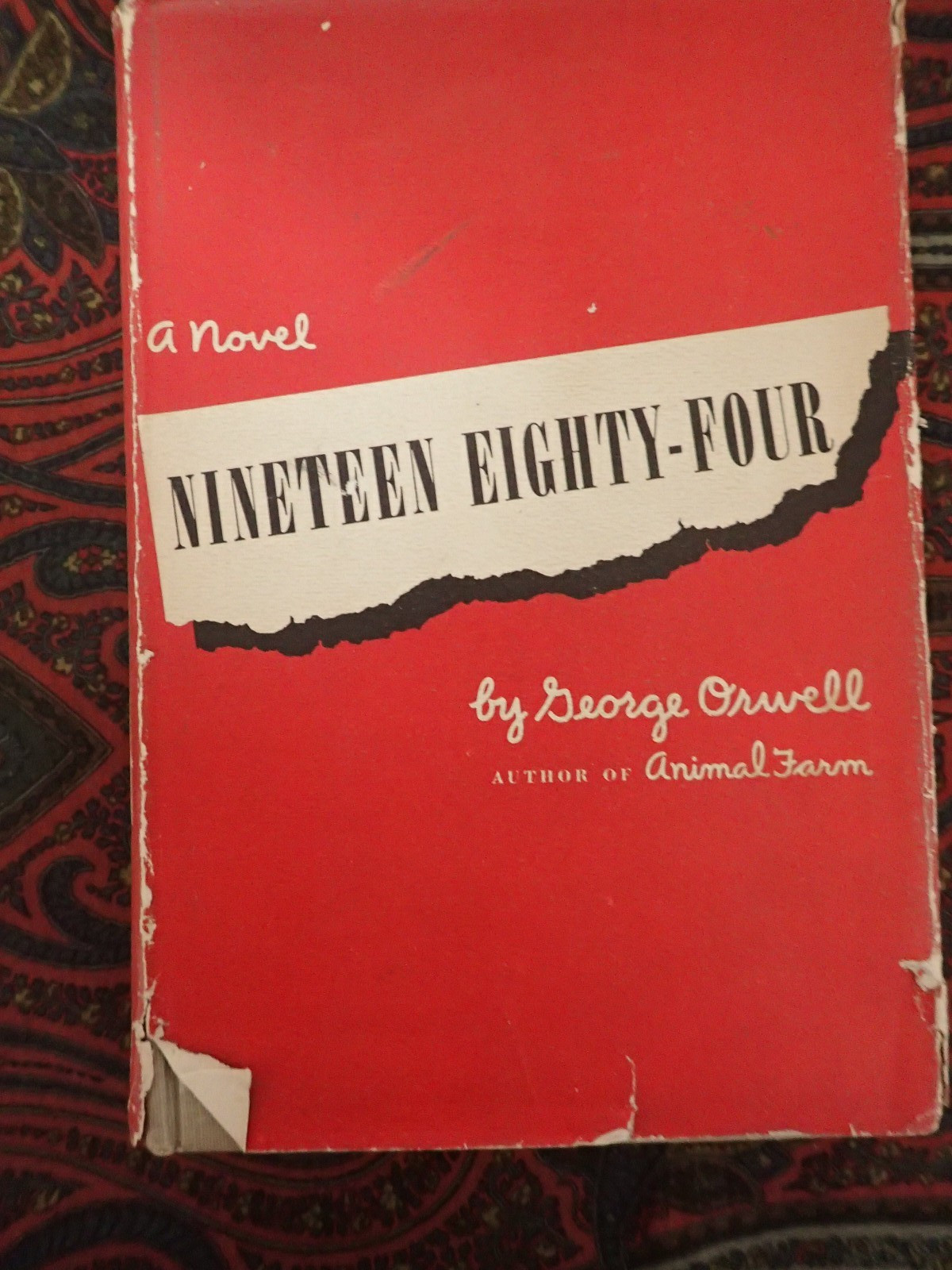 Orwell – 1984 – Harcourt Brace – 1949 – w/Dust-Jacket – NOT price clipped