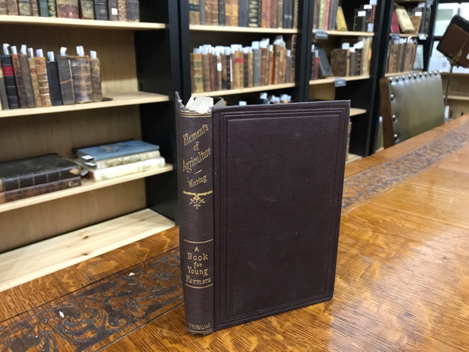1868 The Elements of Agriculture A Book for Young Farmers Geo Waring Illustrated