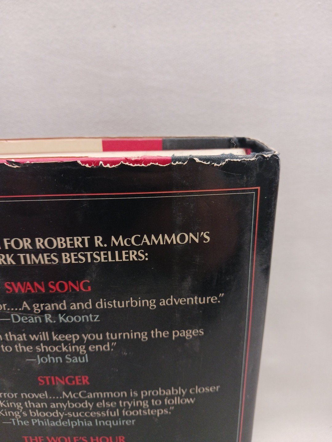 Mine Robert R McCammon First Edition 1st Printing Hardcover Vintage Horror Books