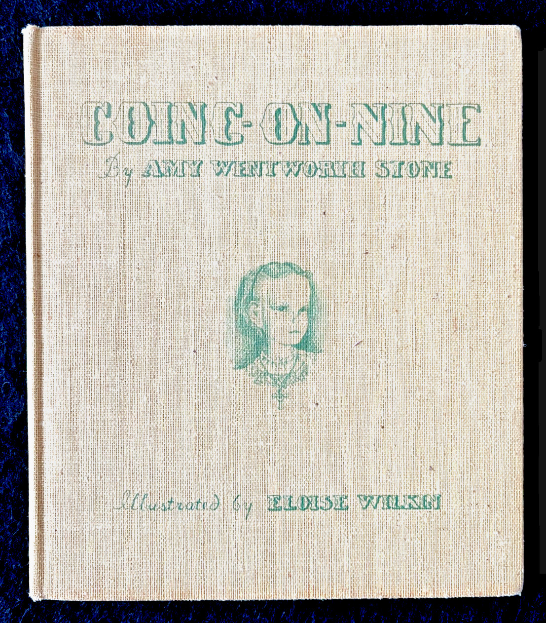GOING-ON-NINE ~ scarce 1st ed. HB children’s book ~ Eloise Wilkin, 1939 Santa