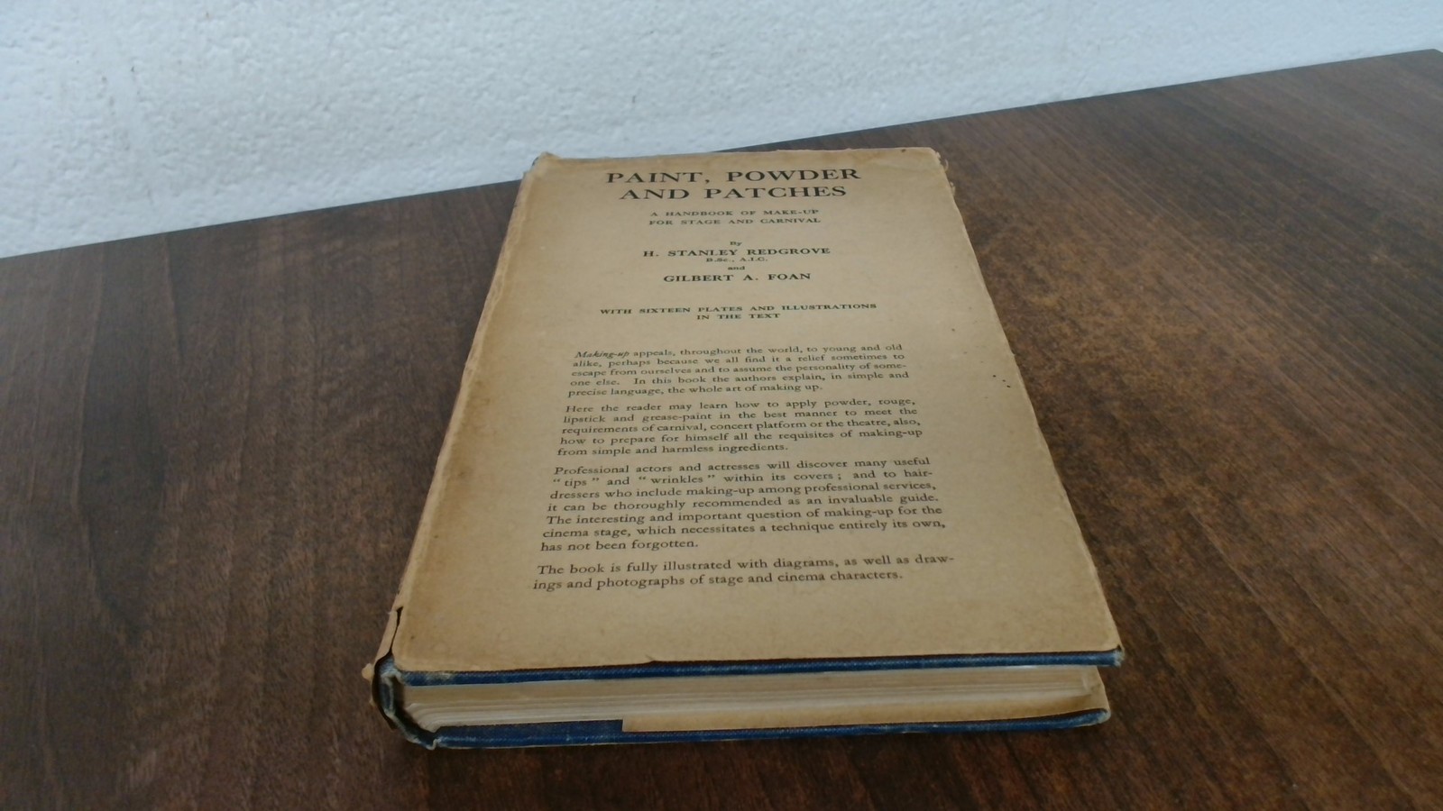 Paint, Powder And Patches, H Stanley Redgrove, William Heinemann