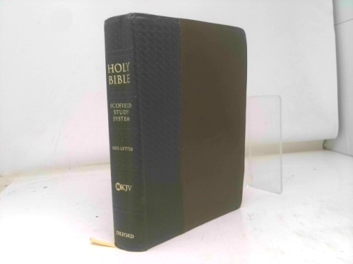 HOLY BIBLE Scofield Study System, Red Letter, NKJV New King James Version 474RRL