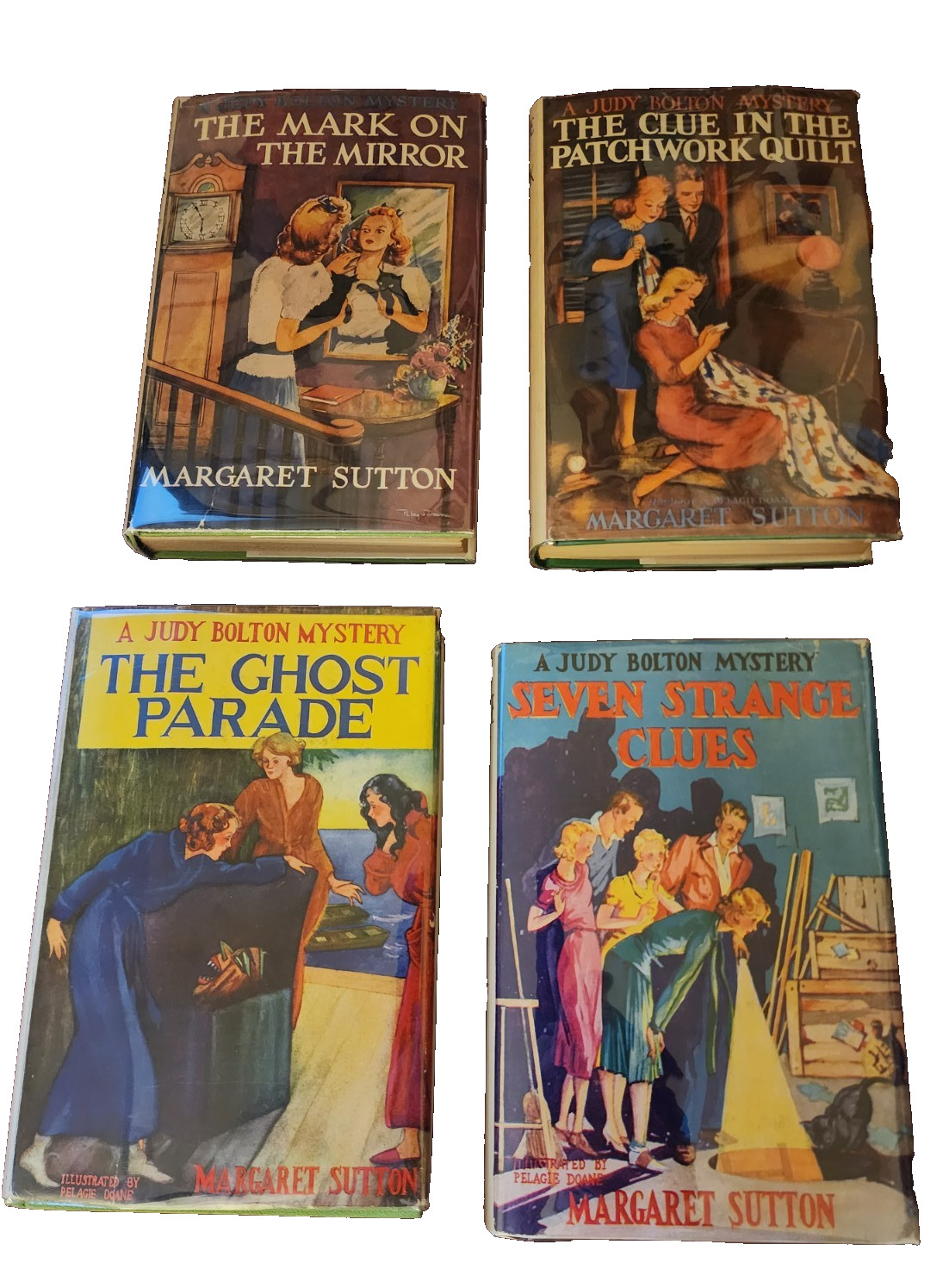 JUDY BOLTON VINTAGE LOT of 7 bks MARGARET SUTTON circa 1930-1940’s Like new DJs!