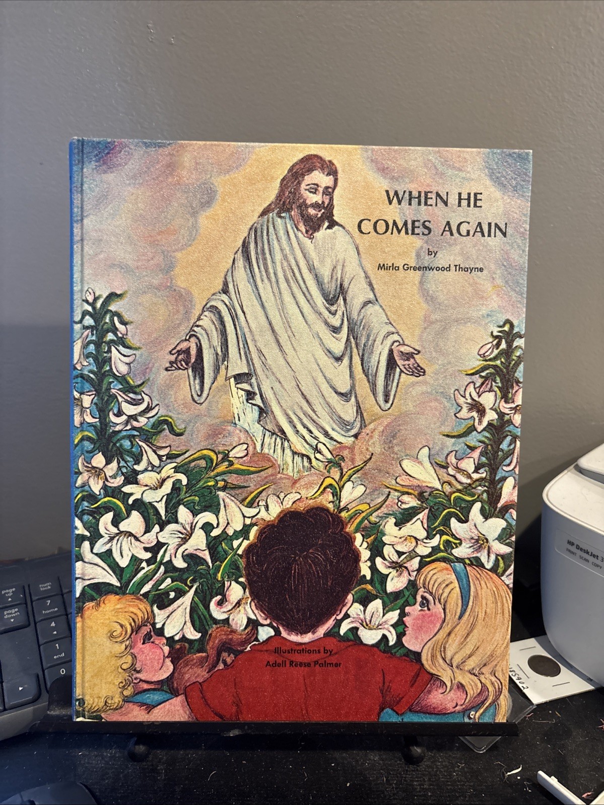 When He Comes Again Illustrated Children’s Book 1970 HC Edition