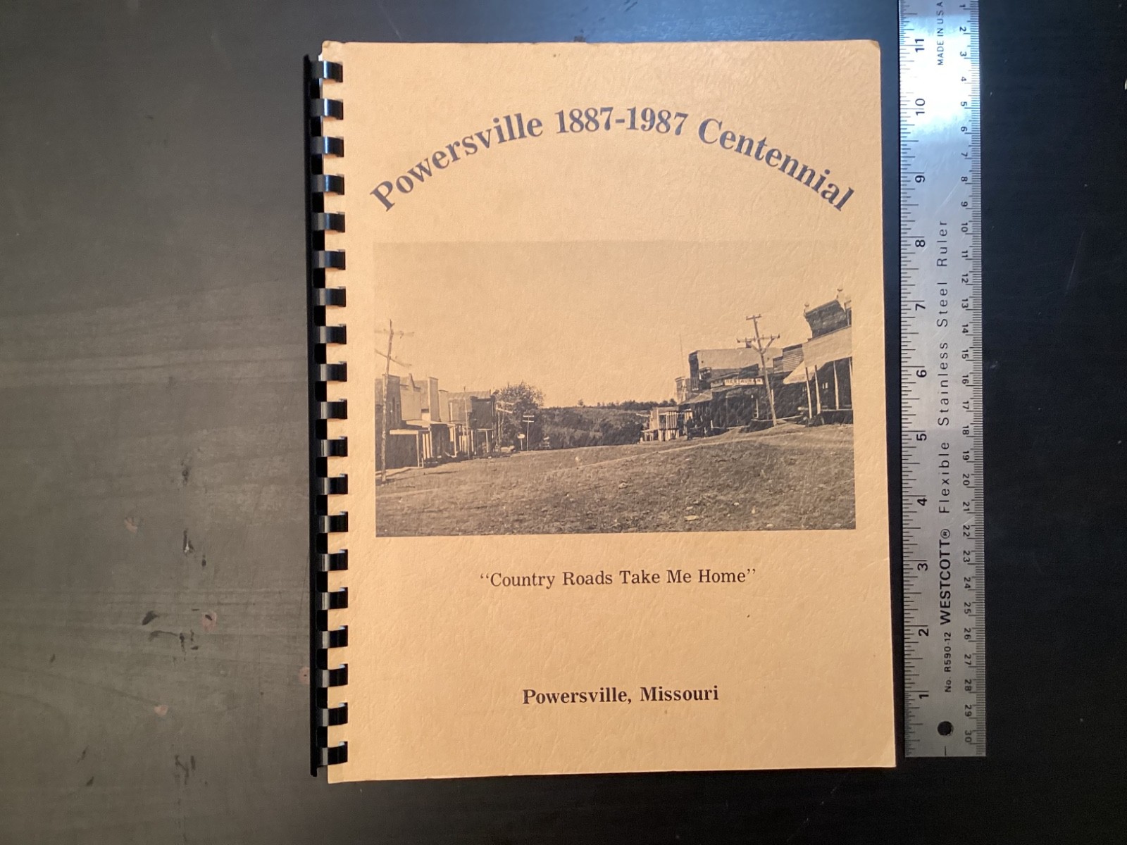 POWERSVILLE MISSOURI PUTNAM COUNTY 1887-1987 CENTENNIAL HISTORY EARLY PHOTOS+