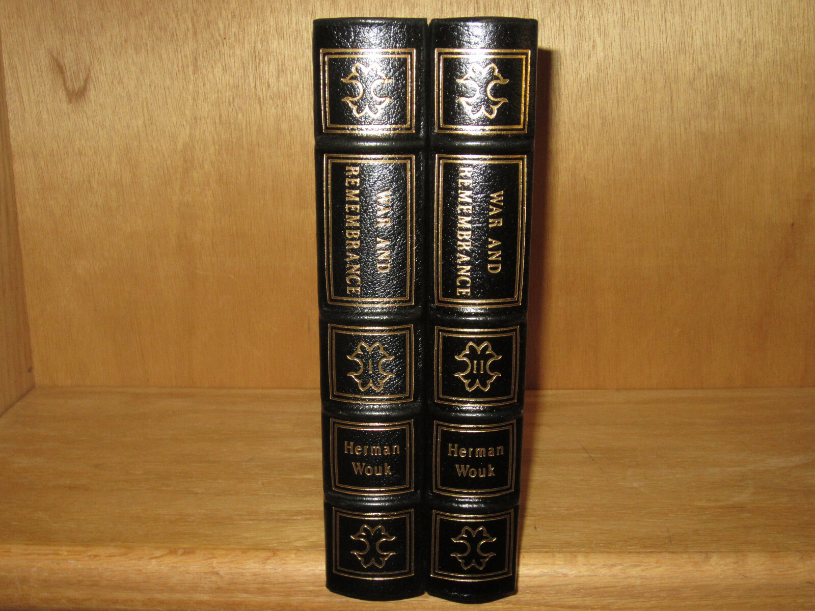 EASTON PRESS 2V WAR AND REMEMBRANCE Herman Wouk 1992 1ST LEATHER FINE VERY RARE!