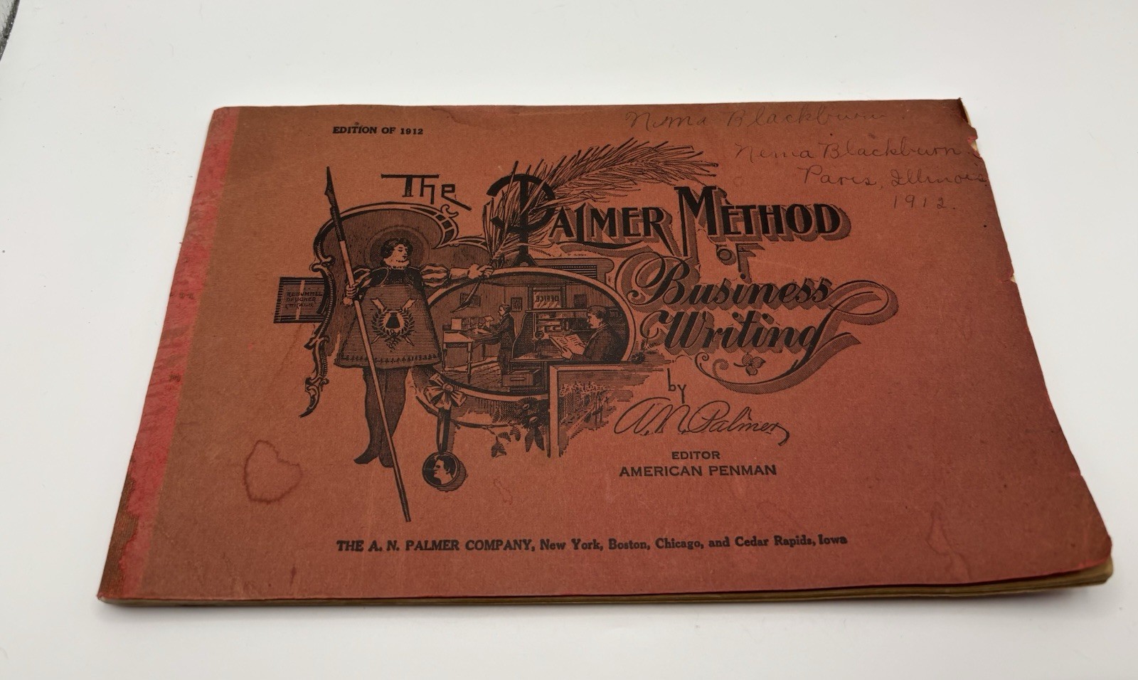 Rare Antique The Palmer Method of Business Writing by A.N. Palmer 1912 Edition
