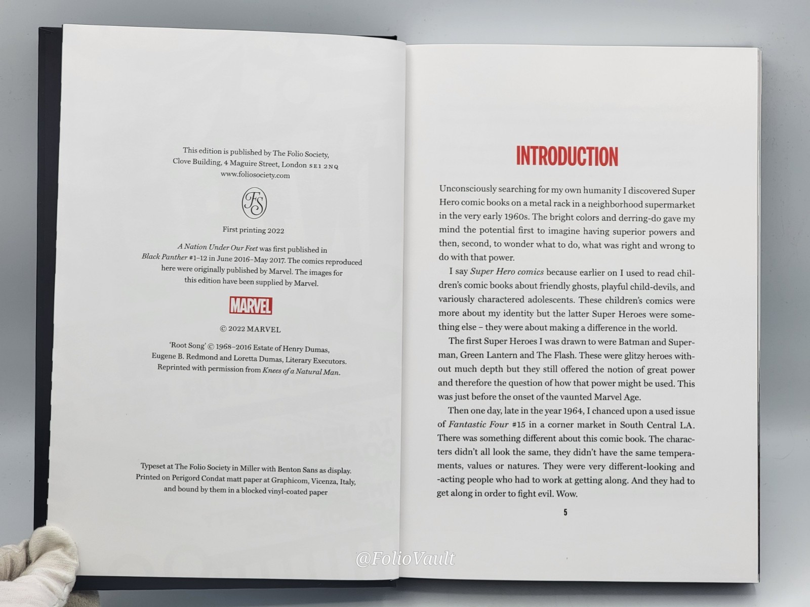 Black Panther Nation Under Our Feet – Nehisi Coates – Folio Society – 2022 – VGC