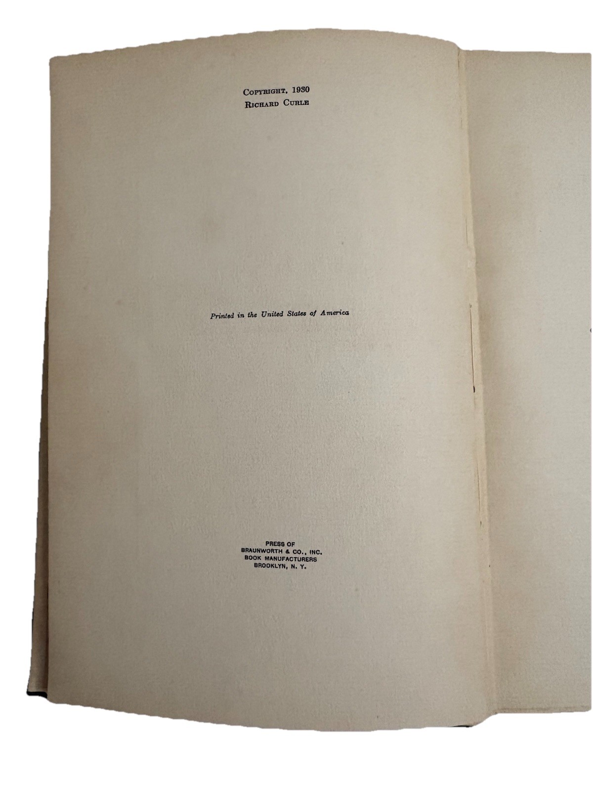 Collecting American First Editions Richard Curle 1930 Signed Limited 1250