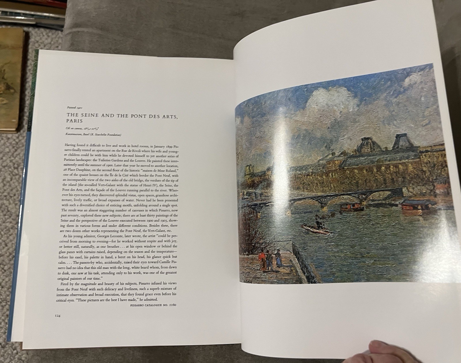 John Rewald Pissarro Art Book 1989 HCDJ Harry N Abrams Illustr Master of Art