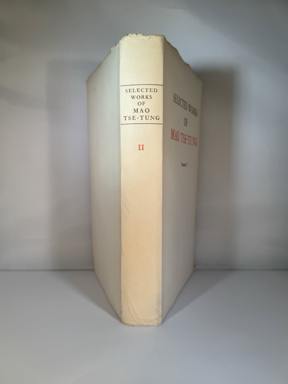 Mao Tse-tung Selected Works Vol II III 1965 First English Ed Hardcover DJ Pair