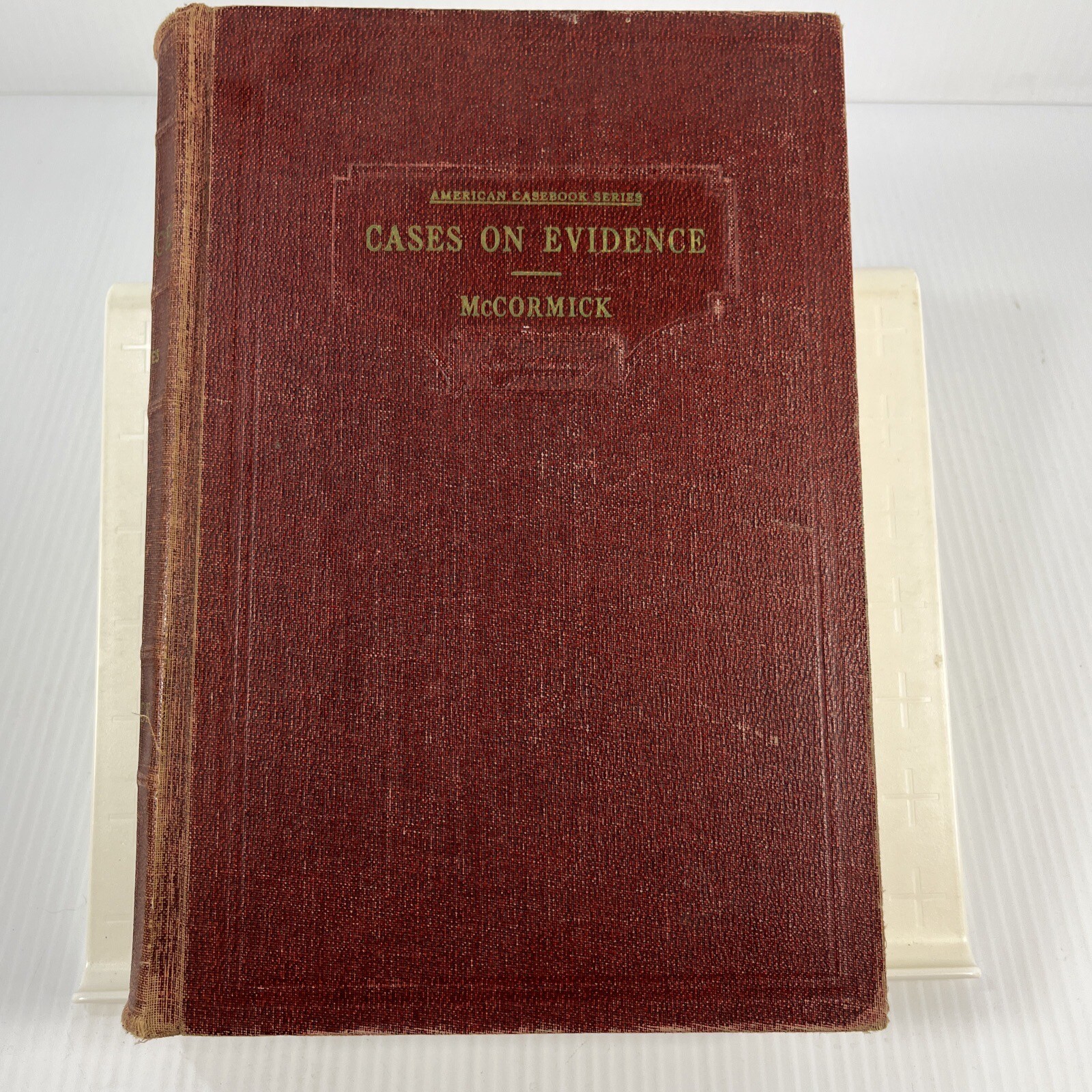 Cases on Evidence McCormick 1948 Vintage Law Book American Casebook West