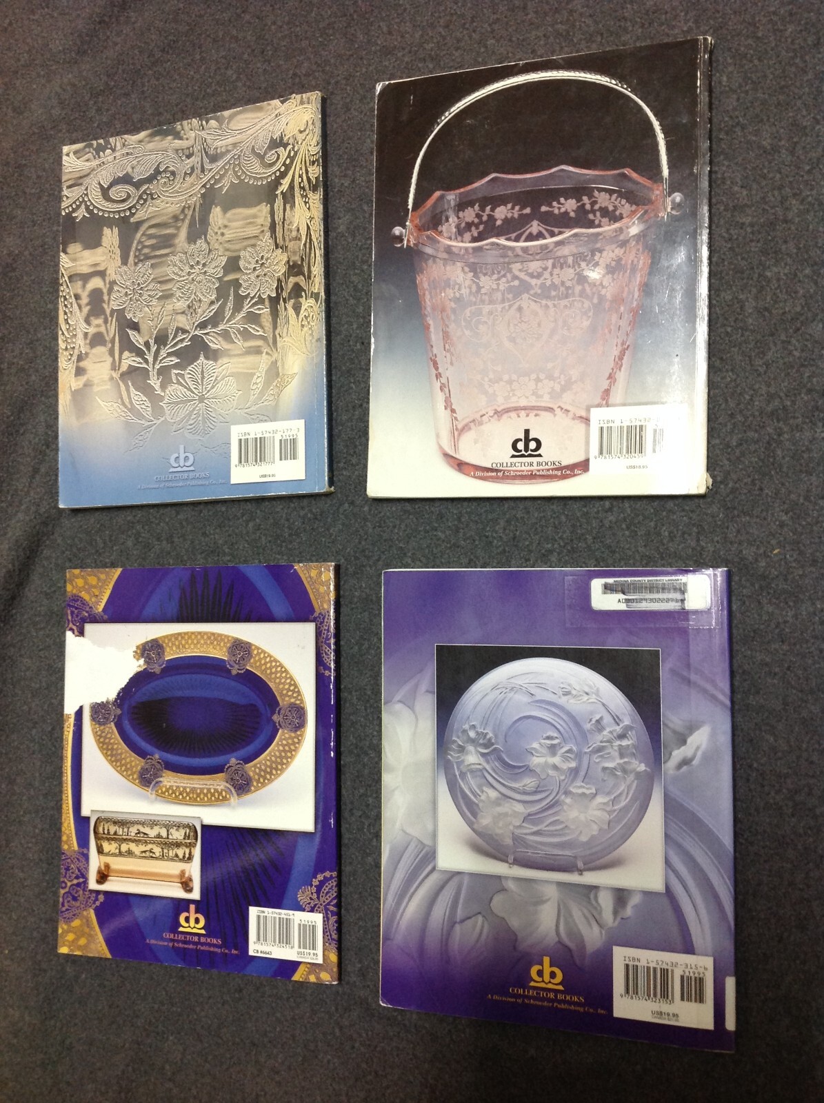 COMPLETE Florence’s Glassware Pattern Identification Guide Vol I II III IV