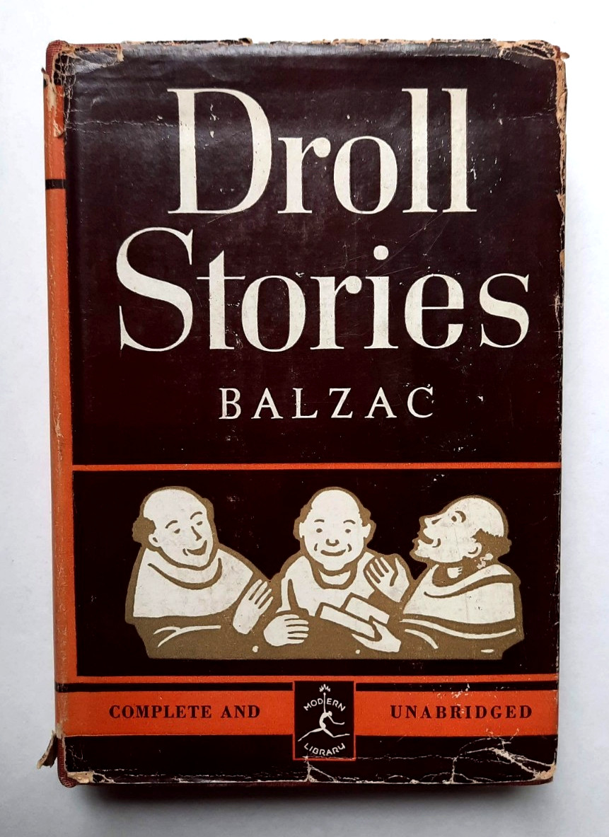 Droll Stories by Honore‘ de Balzac – Modern Library Book HC/DJ 1950s #193