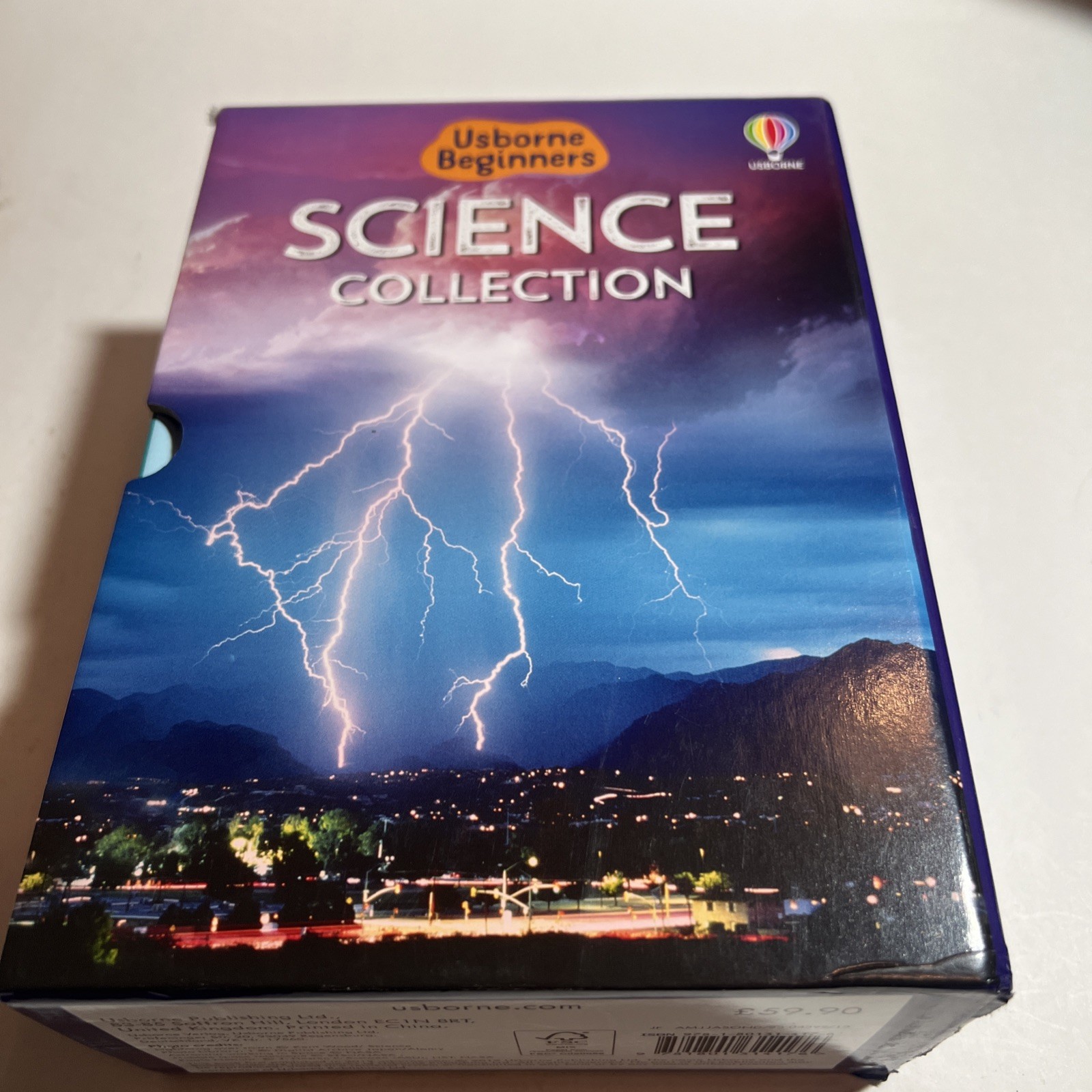 10 Book Boxed Set Usborne Beginners Science Collection hardcover like new