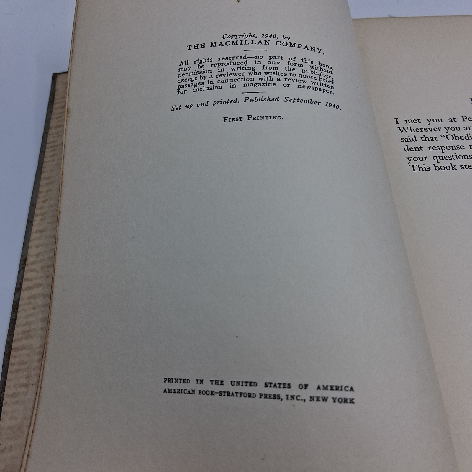 1940 First Edition ‚The Pattern of Politics‘ J.T. Salter – Hardcover Macmillan