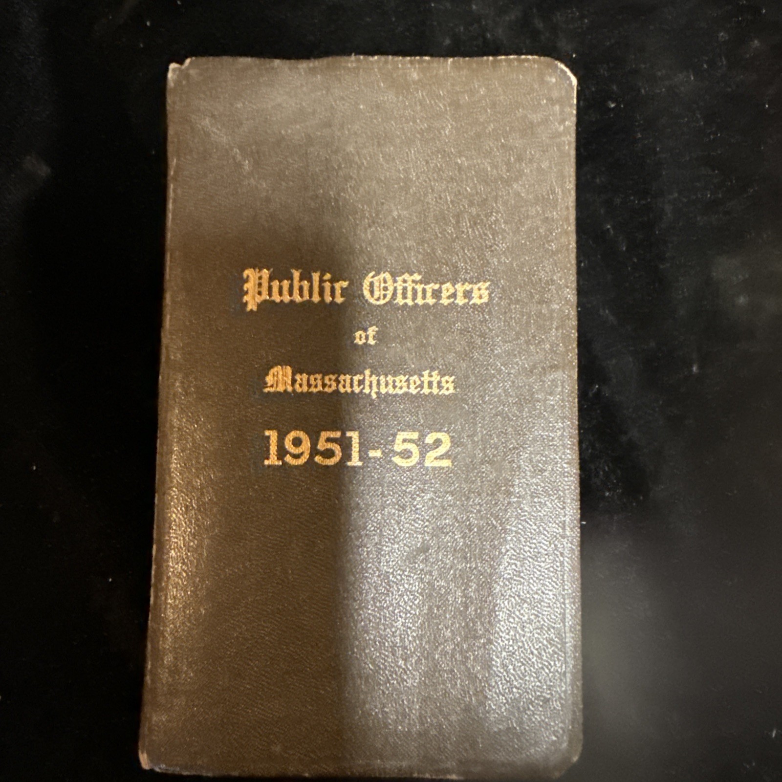 John F Kennedy subject / 1951-1952 Public Officers of the Commonwealth