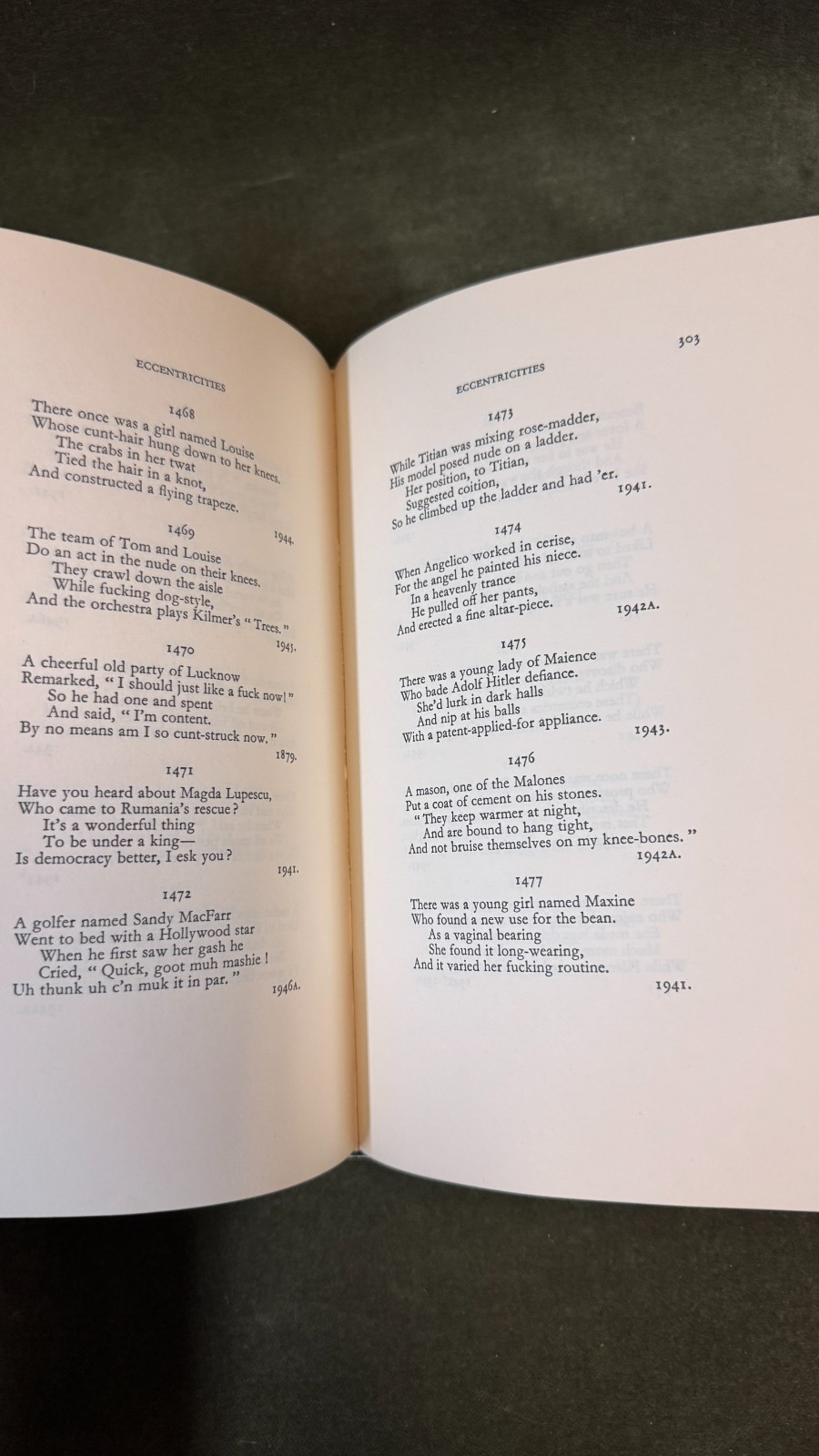 The Limerick: 1700 Examples with Variants and Index by G. Legman 1969 HC/DJ