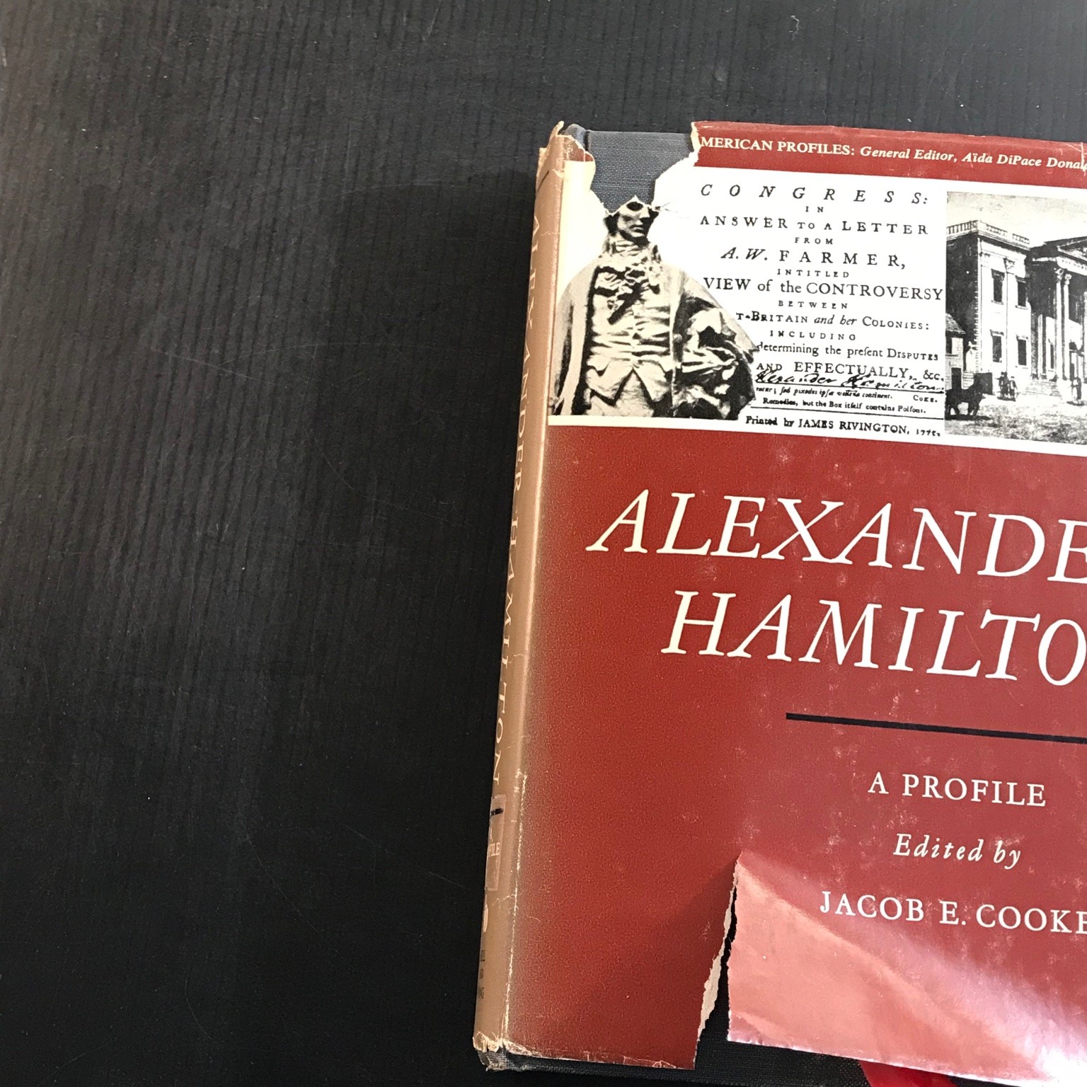 Alexander Hamilton Profile Jacob E. Cooke 1967 American History Biography