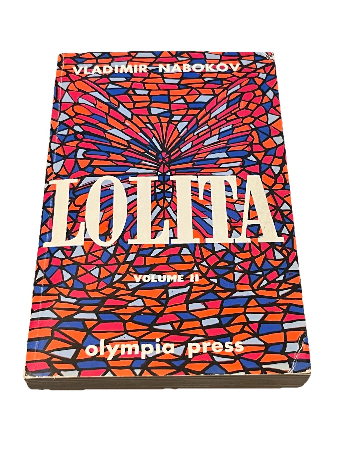 LOLITA by Nabokov stained glass butterfly edition Olympia Press Paris