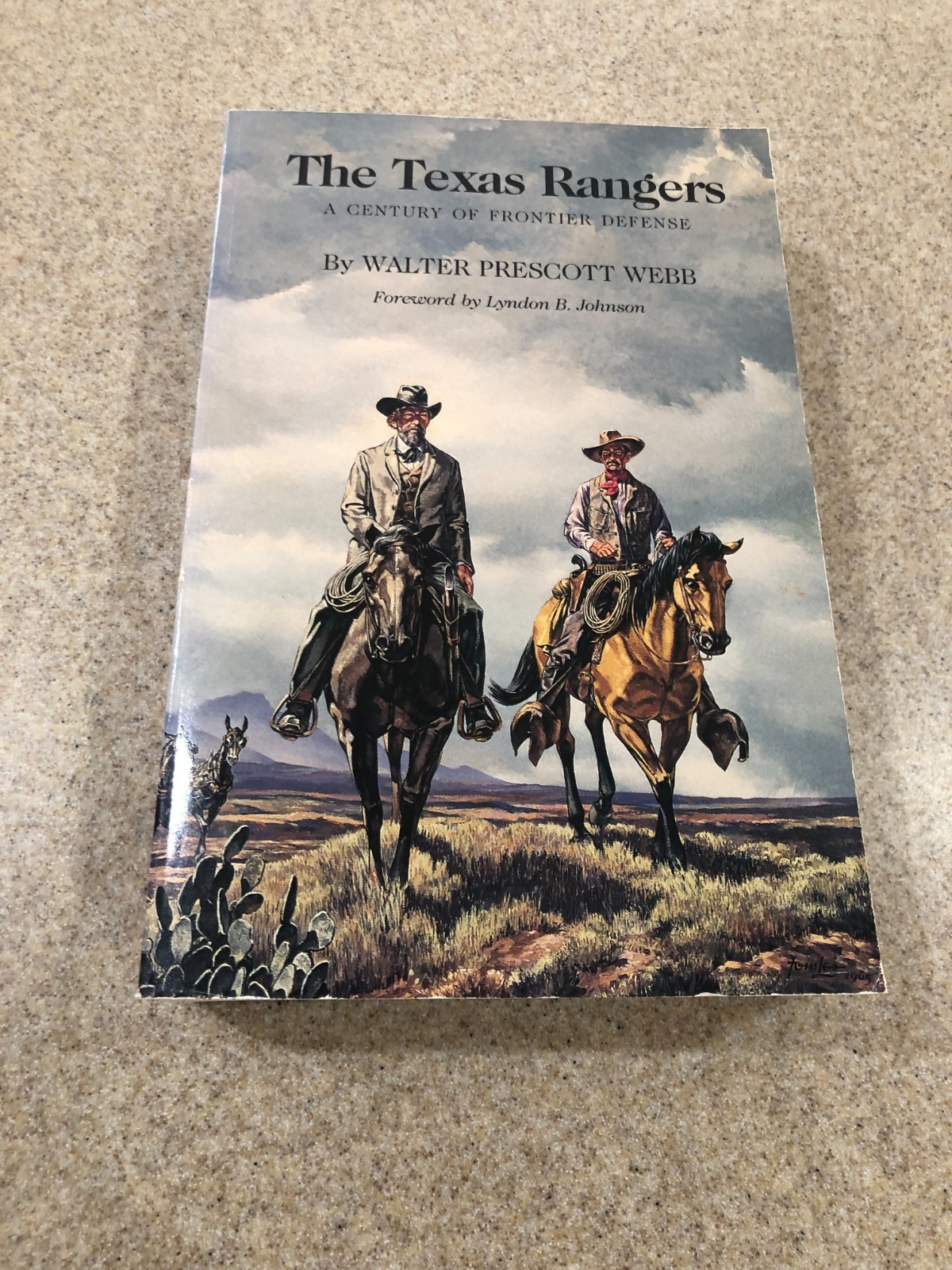 Book THE TEXAS RANGERS by Walter Prescott Webb 1993 Trade Paper Back