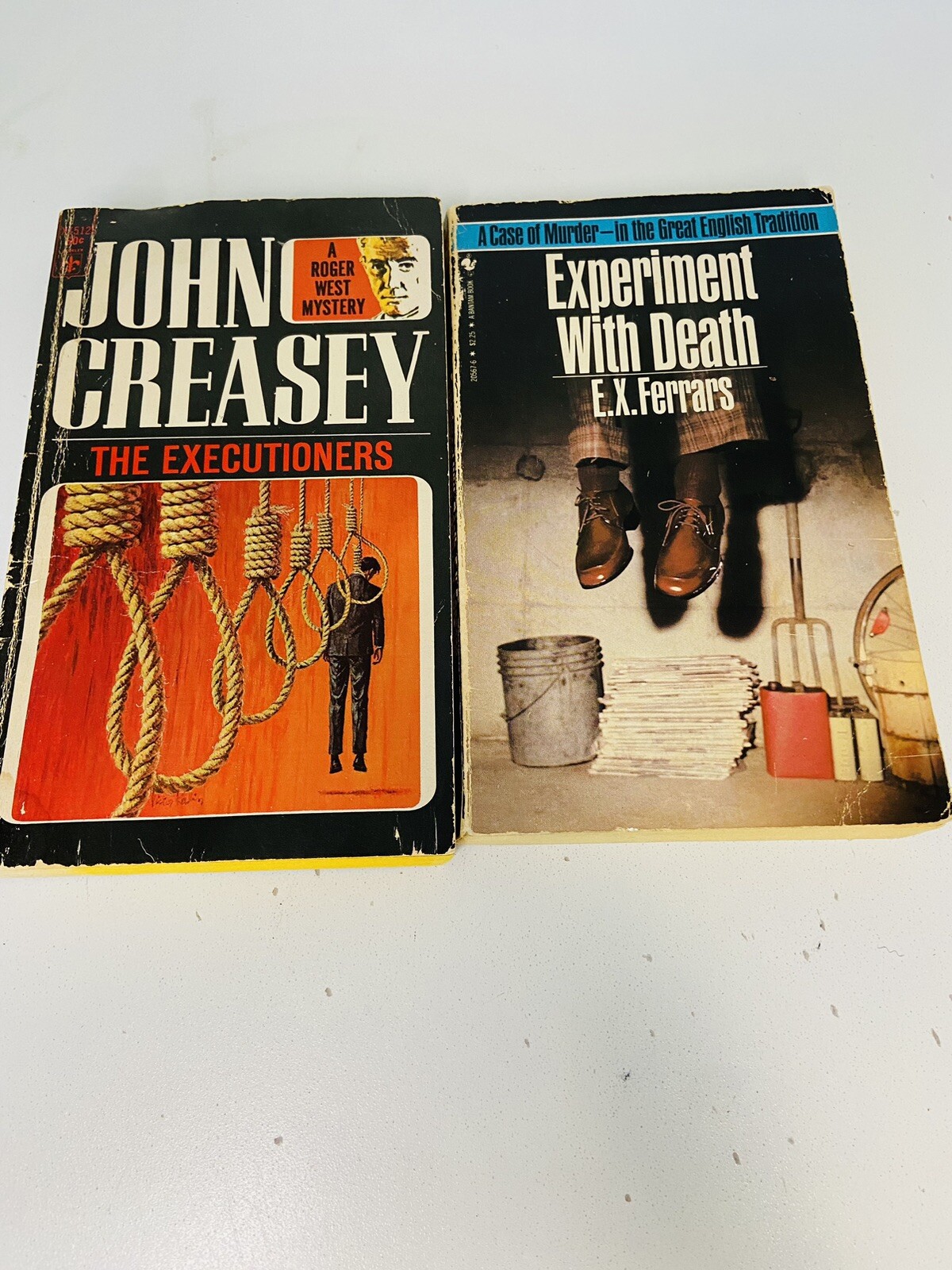 Vintage Fiction Murder Mystery Paperback Book Stack Lot of 14 Thriller Suspense