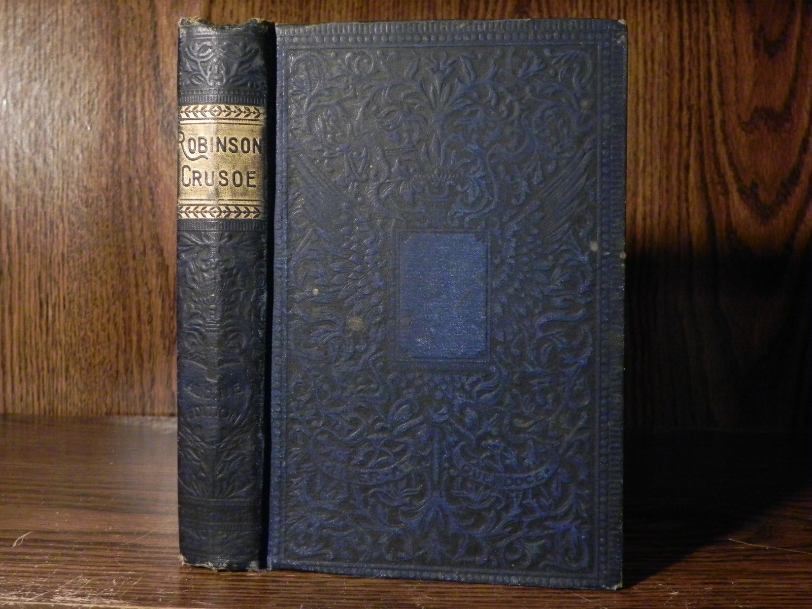c.1890s Robinson Crusoe – Daniel De Foe – Aldine Edition – Antique Book Novel