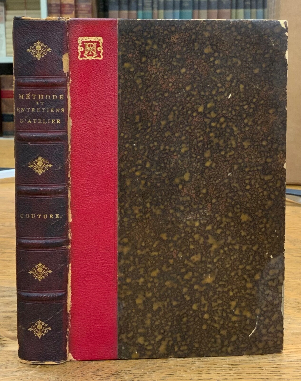 1868 Entretiens d’Atelier Signed by Thomas Couture H. Hobson Richardson Binding