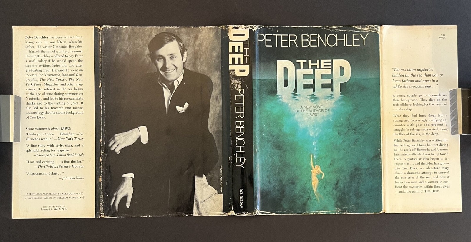 Peter Benchley / The Deep Signed 1st Edition 1976