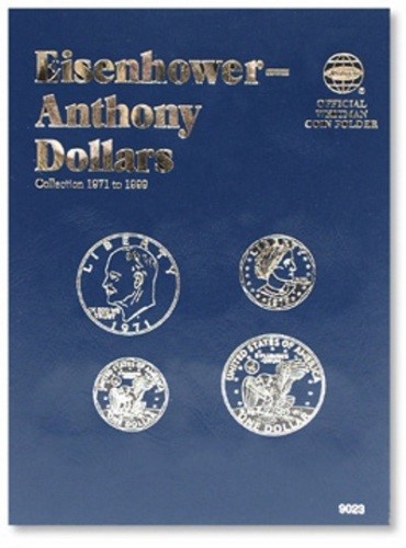 WHITMAN COIN FOLDER # 9023 EISENHOWER + SBA DOLLARS