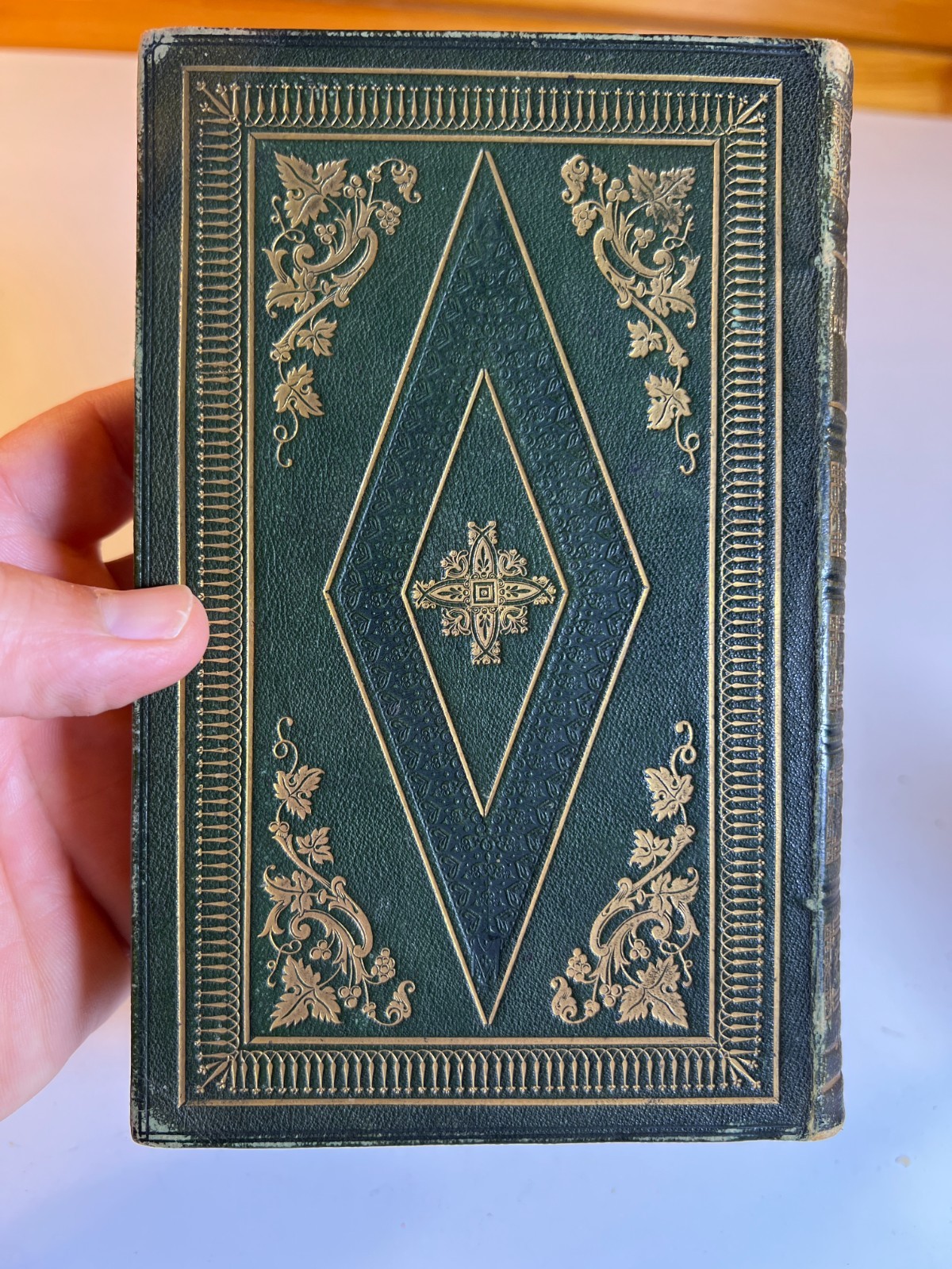 Rare Antique Victorian Book Preacher & King 1853 Scarce Fine Ornate Fancy Gilt