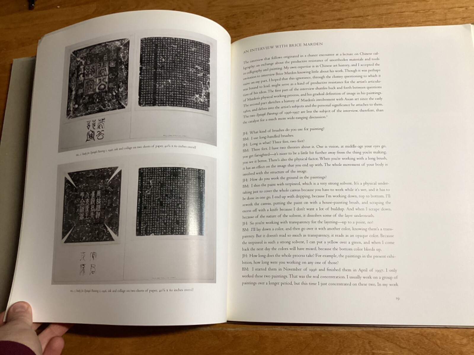 1988-1997 Rare Gallery Catalogues On The Art Of Brice Marden – See Below