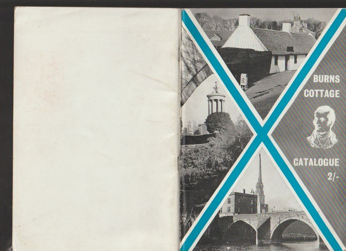 Robert Burns Cottage Alloway Catalogue of Items in the Cottage & Museum 1970