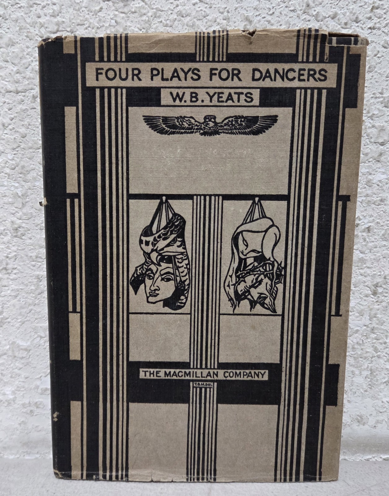 W.B. Yeats Four Plays For Dancers Hardcover Book 1st Edition 1921 Macmillan