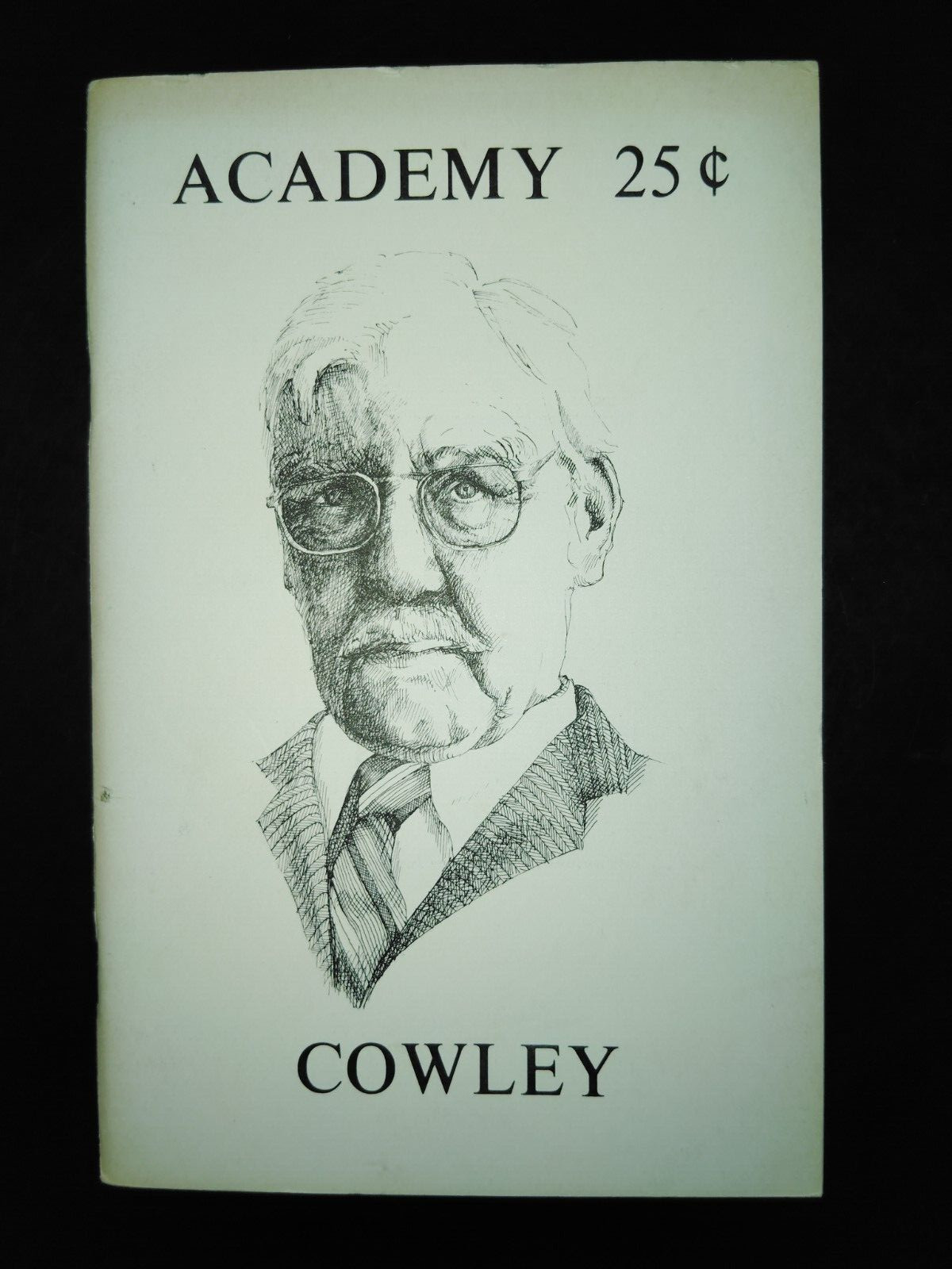 Academy Vol 6 #2 Spring 1971 Malcolm on Hemingway w/editor signature