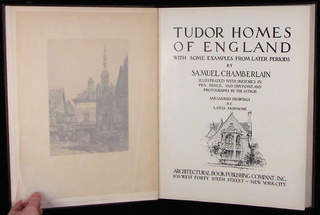 Tudor Homes in England 1929 Classic Architecture & Interior Study by Chamberlain