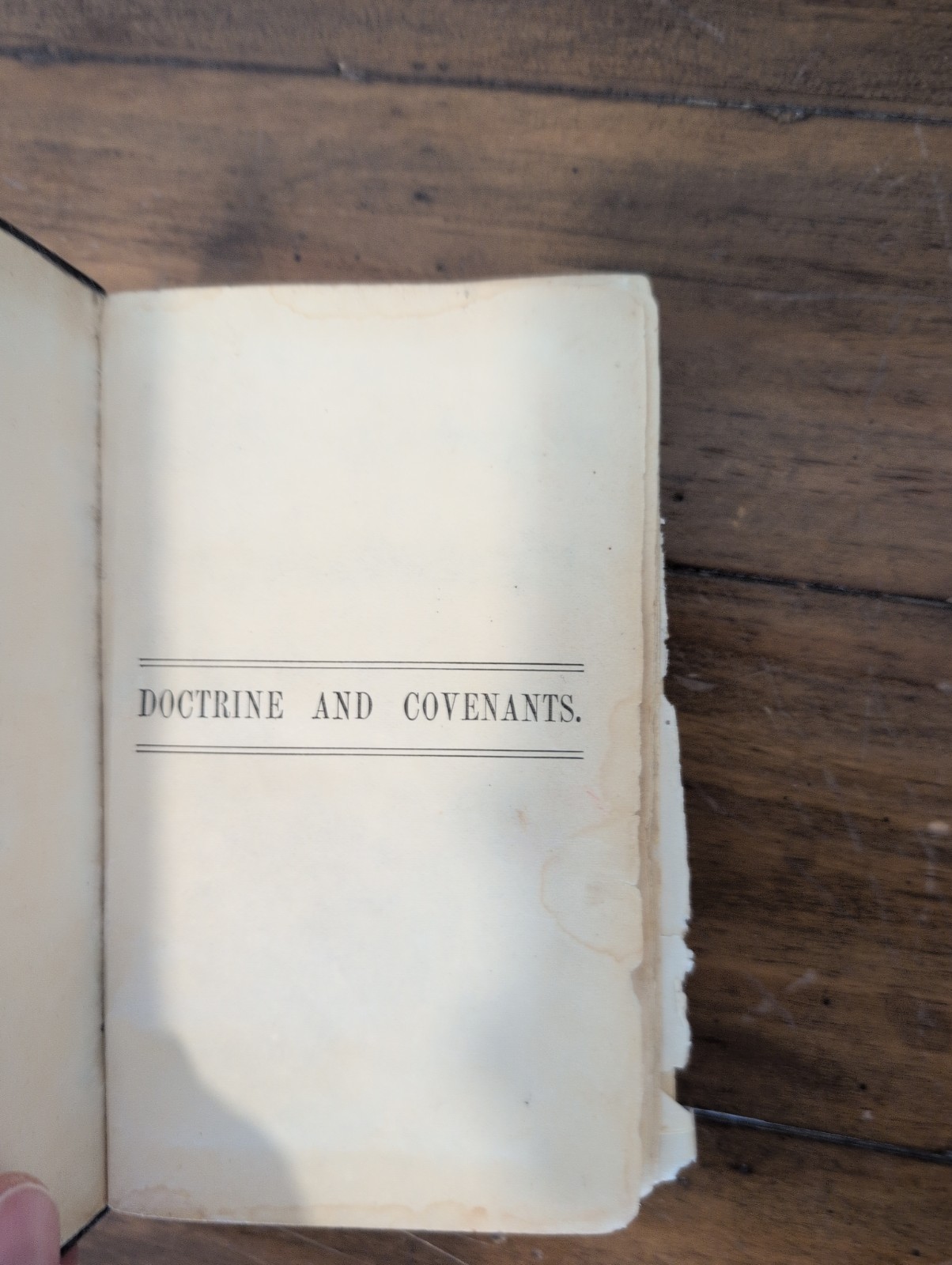 1880 Doctrine & Covenants